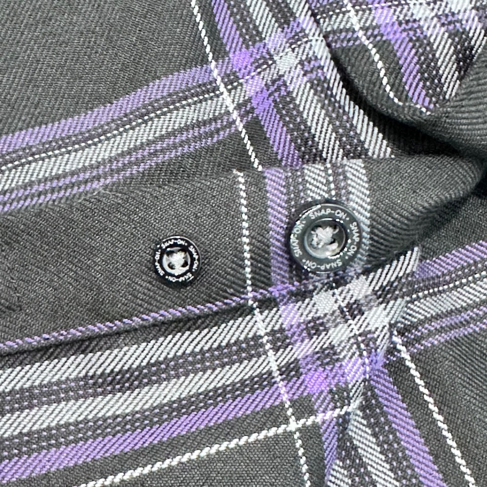 DIXXON Flannel Company Limited Edition Snap On Plaid Shirt Mens Large - Picture 5 of 10